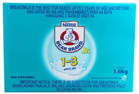 Bear Brand Jr. Milk 1-3 Years Old 1.6 kg