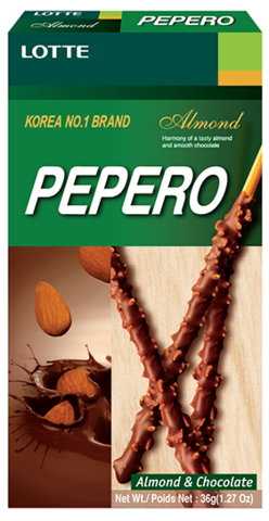 Lotte Pepero Almond 36 g