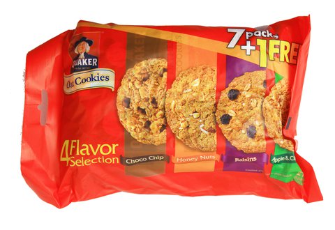 Quaker Cookies Variety Pack 7+1 1 pack