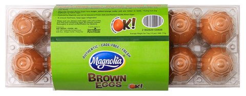 Magnolia Brown Egg Medium 12 pcs /pack