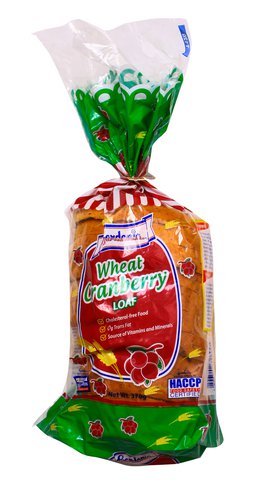 Gardenia Wheat Cranberry Loaf 370 g