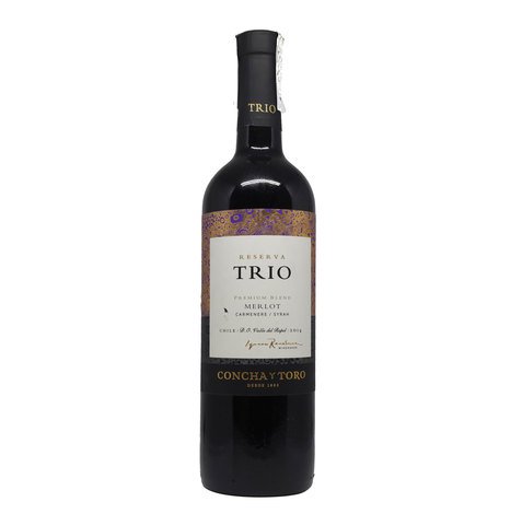 Trio Merlot Wine 750 ml