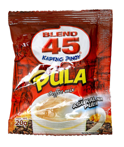 Blend 45 3 In 1 Kapeng Pula 20 g