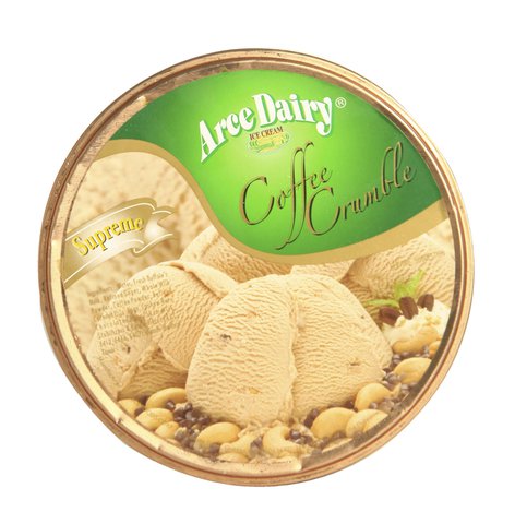 Arce Dairy Ice Cream Supreme Coffee Crumble 1.5 l