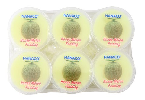 Nanaco Nata De Coco Pudding Honey Melon 6 pcs /pack