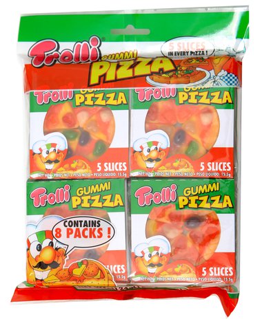 Trolli Gummi Pizza 8 pcs x 15.5 g