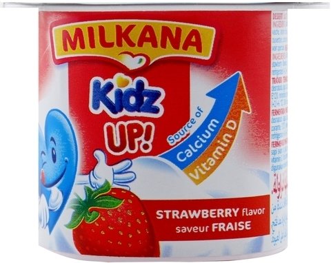 Milkana Kidz Dairy Dessert Strawberry Up 100 g