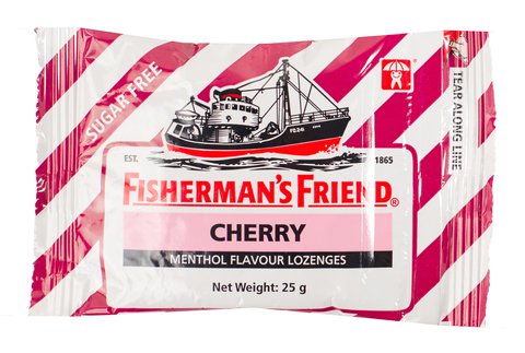 Fisherman's Friend Cherry Menthol Flavour Lozenges 25 g (1 pack)