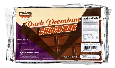 Dutche Dark Premium Chocolate Bar 500 g