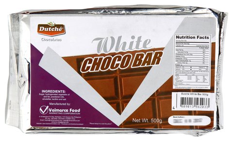 Dutche White Chocolate Bar 500 g