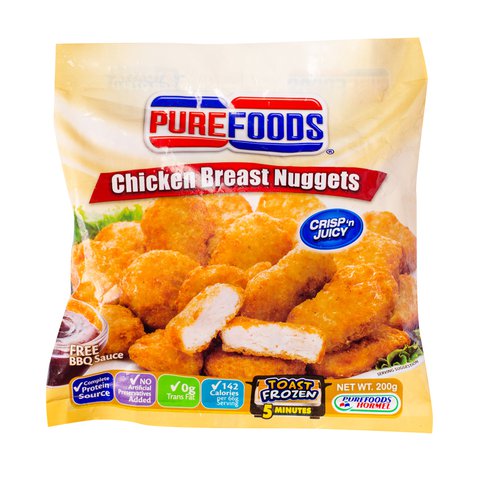 Purefoods Crisp 'N Juicy Chicken Breast Nuggets 200 g