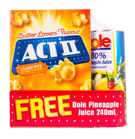 Act II Butter Lovers Flavor Popcorn 255 g