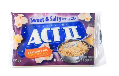 Act 2 Kettle Corn Tray Sweet And Salty 85 g