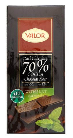 Valor Premium Dark 70% Mint 100 g