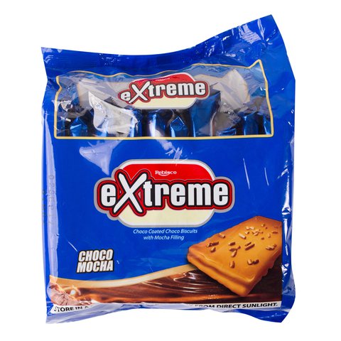 Rebisco Extreme Mocha Cracker Sandwich 1 pack (25 g x 10 pcs)