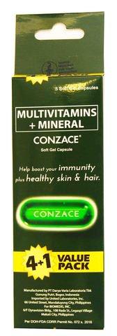 Conzace 4 Plus 1 Soft Gel Capsule 5 pcs /pack
