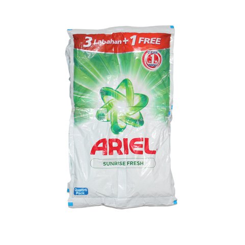 Ariel Sunrise Fresh Detergent 128 g x 4 pcs