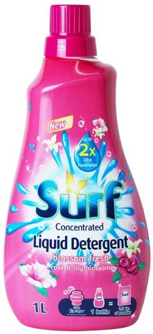 Surf Concentrated Liquid Detergent Blossom Fresh 1 l