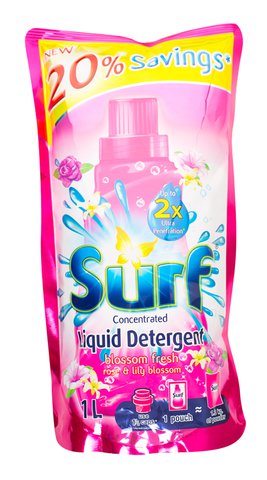 Surf Pink Liquid Detergent Blossom Fresh Pouch 1 kg