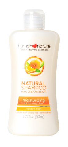 Human Nature Natural Shampoo With Cream Foam Moisturizing 200 ml