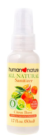 Human Nature All Natural Sanitizer Citrus Burst 50 ml