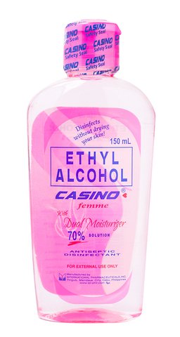 Casino Ethyl Alcohol 70% Solution Dual Moisturizer Femme 150 ml