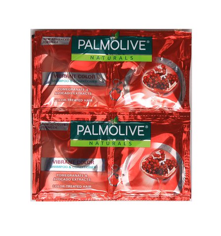 Palmolive Shampoo Vibrant Color 1 pack (6 sachets x 13.5 ml)