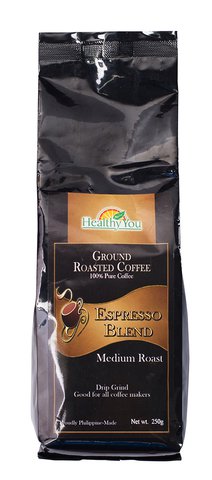 Healthy You Premium Ground Roasted Coffee - Espresso Blend 250 g