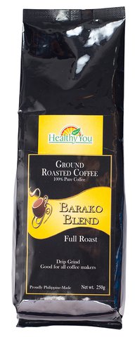 Healthy You Premium Ground Roasted Coffee Barako - Full Roast 250 g