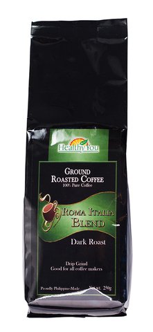 Healthy You Premium Ground Roasted Coffee - Roma Italia Blend 250 g