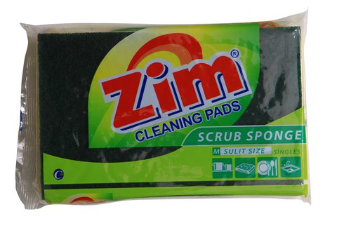 Zim Scouring Pad With Medium Sponge 1 pc
