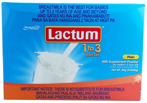 Lactum 1 + 3 Milk Supplement Powder Plain 2 kg