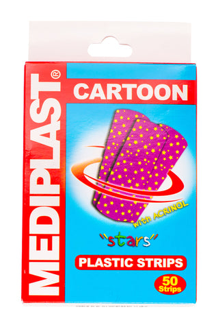 Mediplast Cartoon Plastic Strips 50 strips /pack