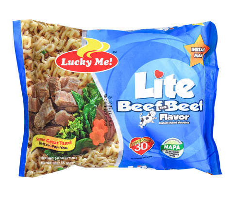 Lucky Me Instant Mami Lite Beef 55 g