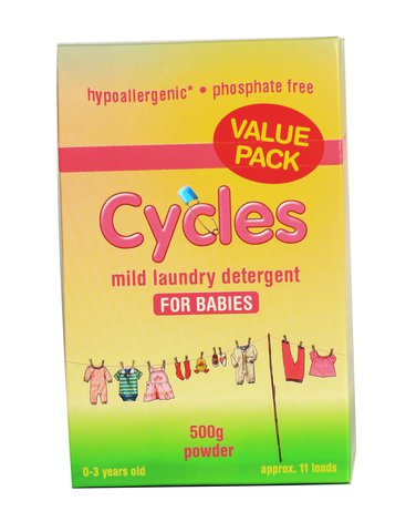 Cycles Mild Laundry Powder Detergent 500 g