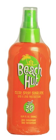 Beach Hut Sunblock SPF 36 Spray 180 ml