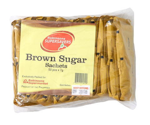 Supersavers Brown Sugar Sachet 1 pack (7 g x 50 pcs)