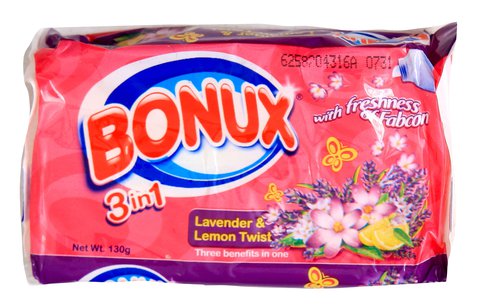 Bonux Bar Lavender Laundry Detergent 130 g