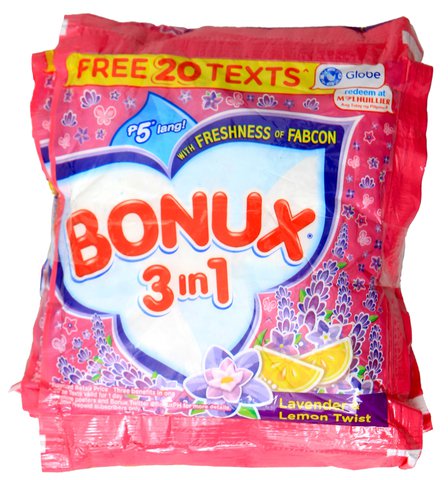 Bonux Laundry Detergent Powder Lavender 57 g (6 pcs)