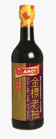 Amoy Gold Label Dark Soy Sauce 500 ml