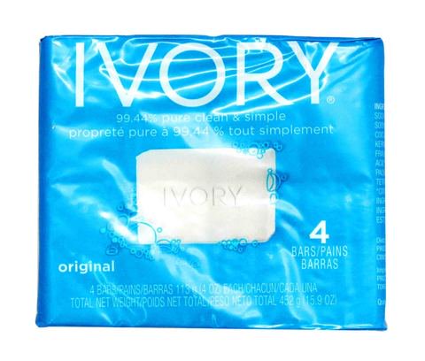 Ivory Bar Soap - Original 452 g (4 pcs)