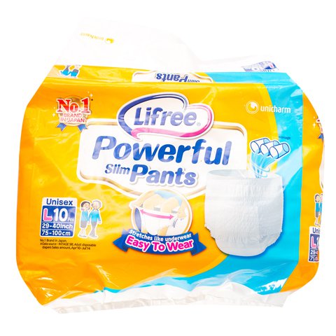 Lifree Adult Diaper Pants - Large 10 pcs /pack