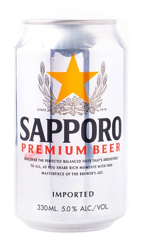 Sapporo Premium Beer Can 330 ml