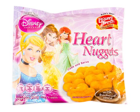 Bounty Fresh Disney Heart Nuggets 200 g
