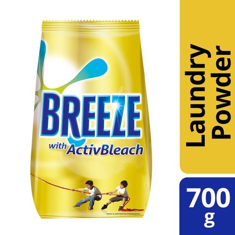 Breeze Laundry Detergent Powder Active Bleach 700 g