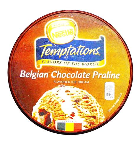 Nestle Temptations Flavors Of The World Belgian Chocolate Praline 800 ml