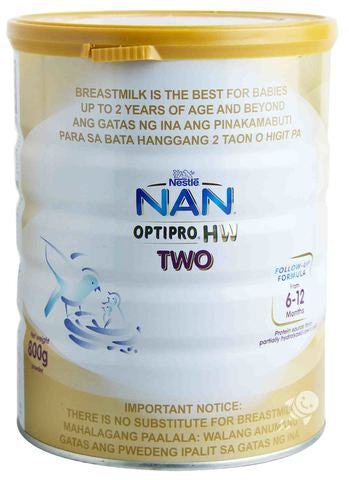 NAN Optipro HW Two Baby Formula Powdered Milk Drink (From 6-12 Months) 800 g