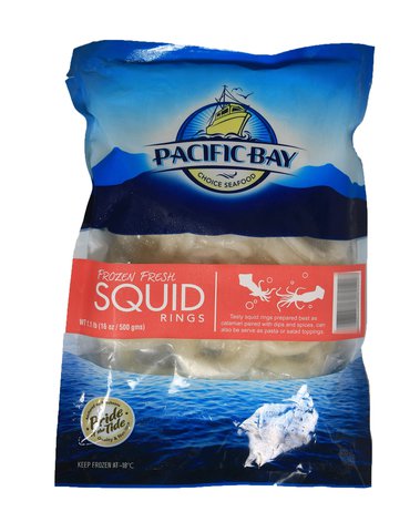 Pacific Bay Squid Rings 500 g