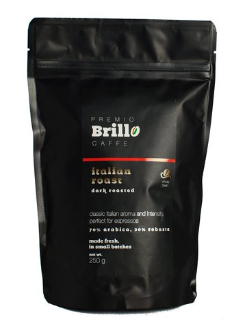 Brillo Italian Whole Coffee Beans 250 g