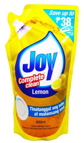 Joy Dishwashing Liquid Lemon 600 ml